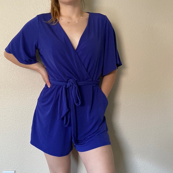 Express Blue Romper - Picture 3 of 5